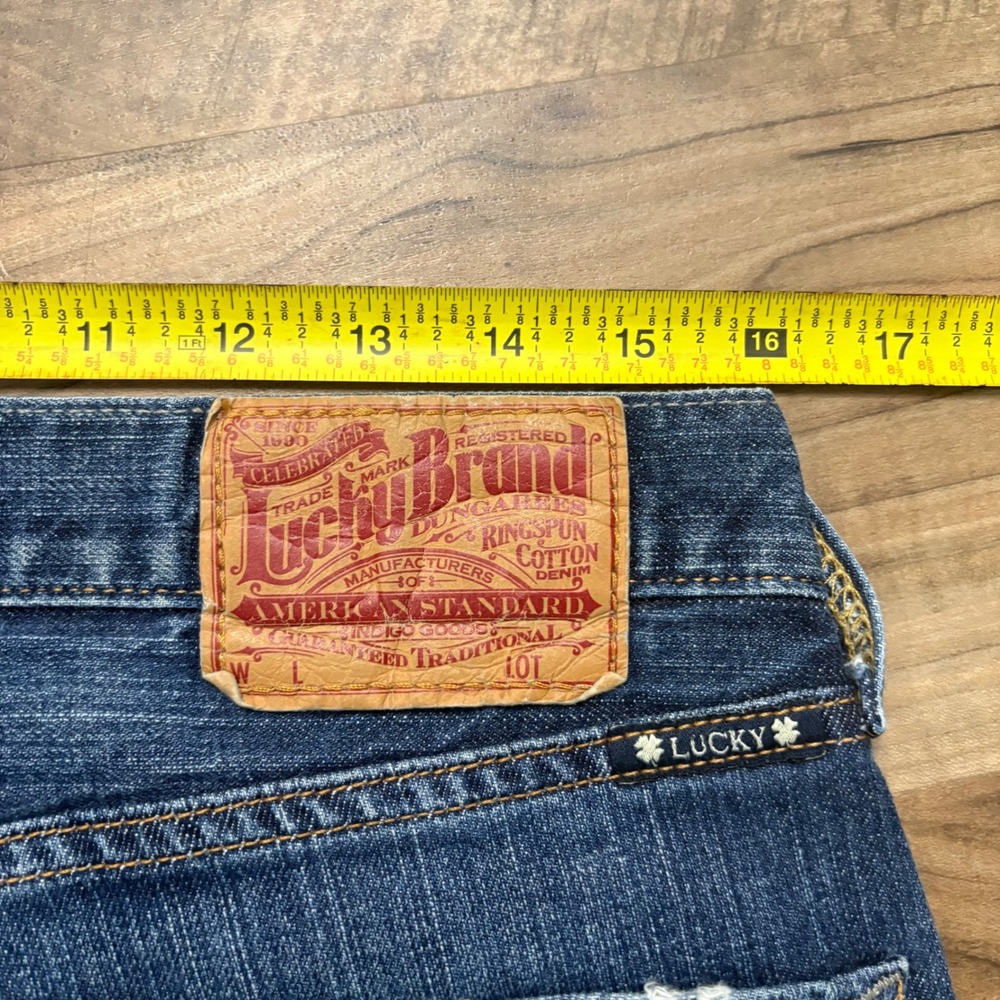 Vintage Y2K Lucky Brand Jeans Mens 32x32 Blue 361 Vintage Straight Denim Pants - Picture 3 of 8